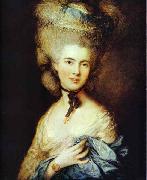 Thomas Gainsborough Lady in Blue oil painting reproduction